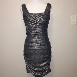 A BYER metallic dress.